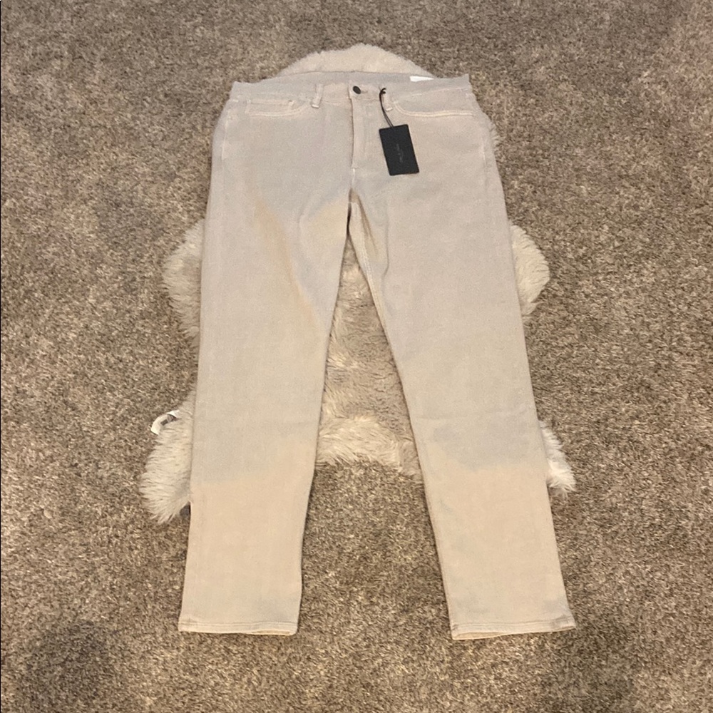 rag & bone Sand Slim Jeans Full-Length Solid